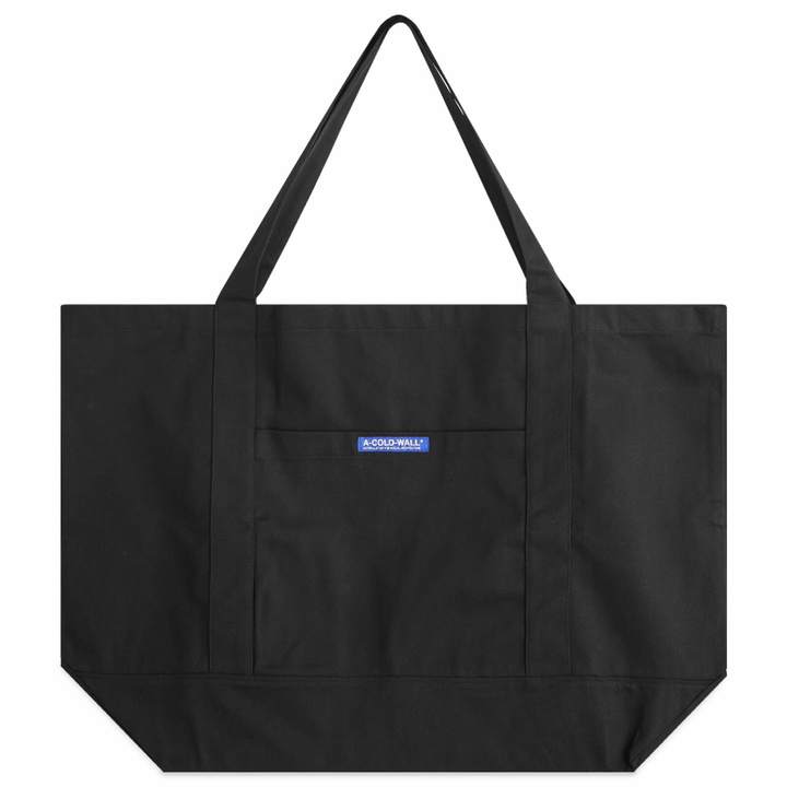 Photo: A-COLD-WALL* Men's Unit Tote Bag in Black Onyx 