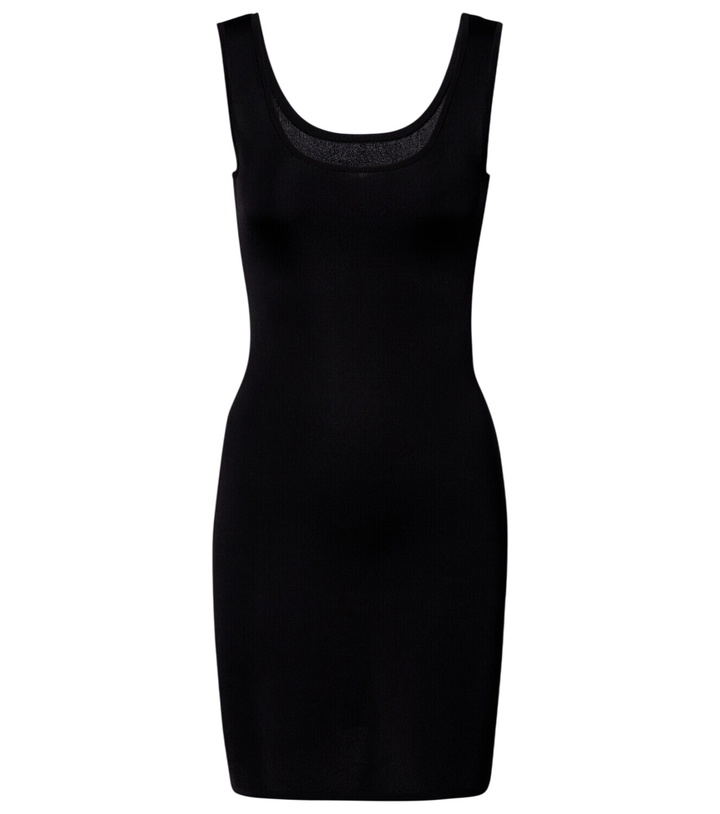 Photo: Saint Laurent Jersey minidress