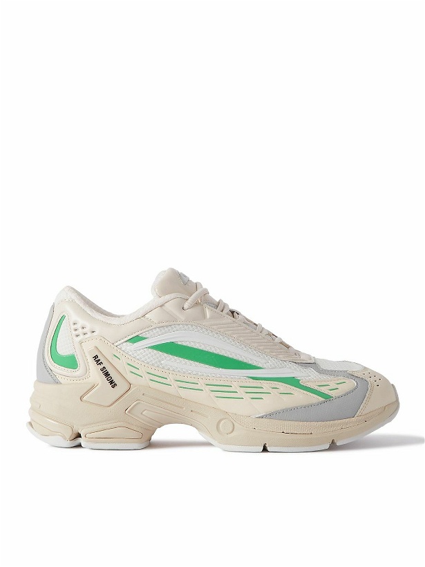 Photo: Raf Simons - Ultrasceptre Mesh and Rubber Sneakers - White