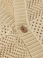 Mr P. - Open-Knit Cotton Cardigan - Neutrals