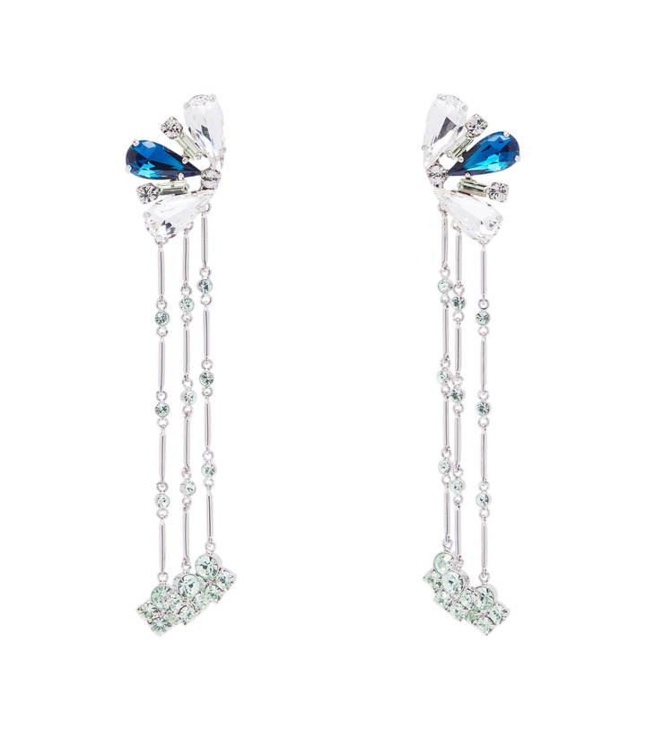 Photo: Rabanne Crystal-embellished drop earrings