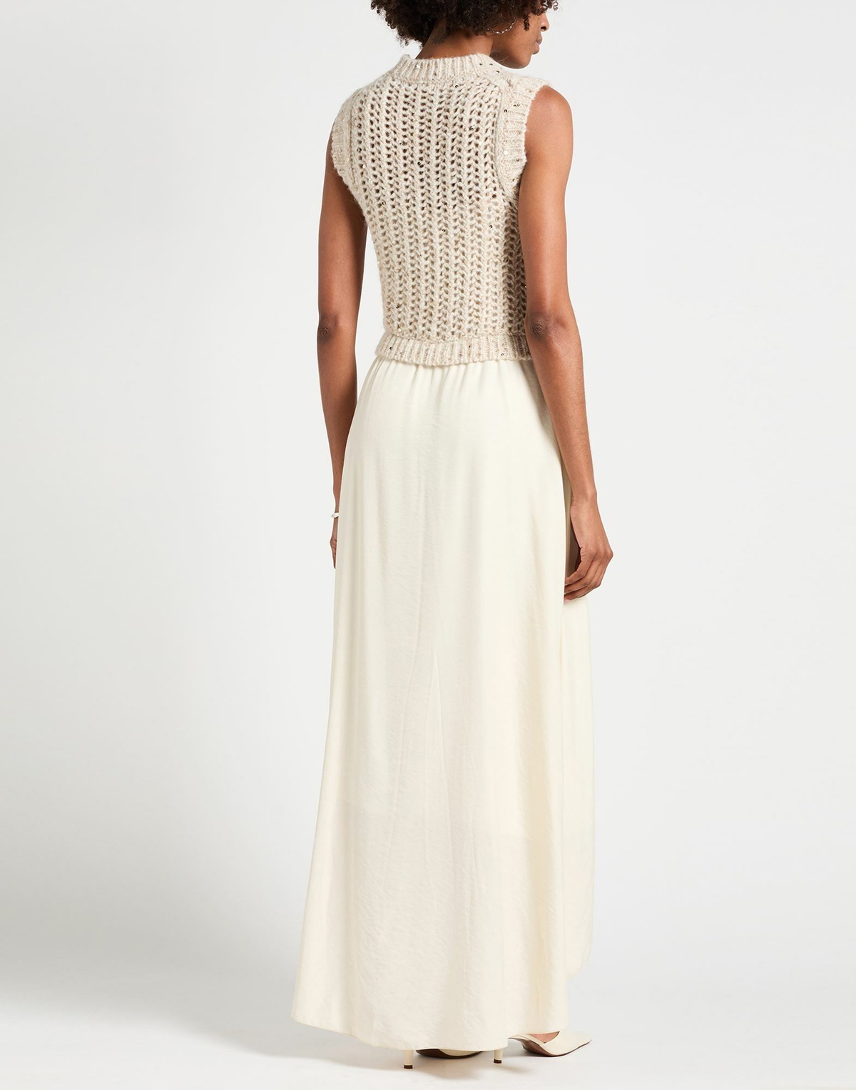 Peserico Womens Maxi dress Ivory
