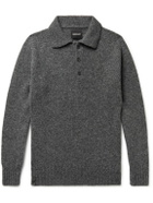 Howlin' - Ghost Pressure Brushed-Wool Polo Shirt - Gray