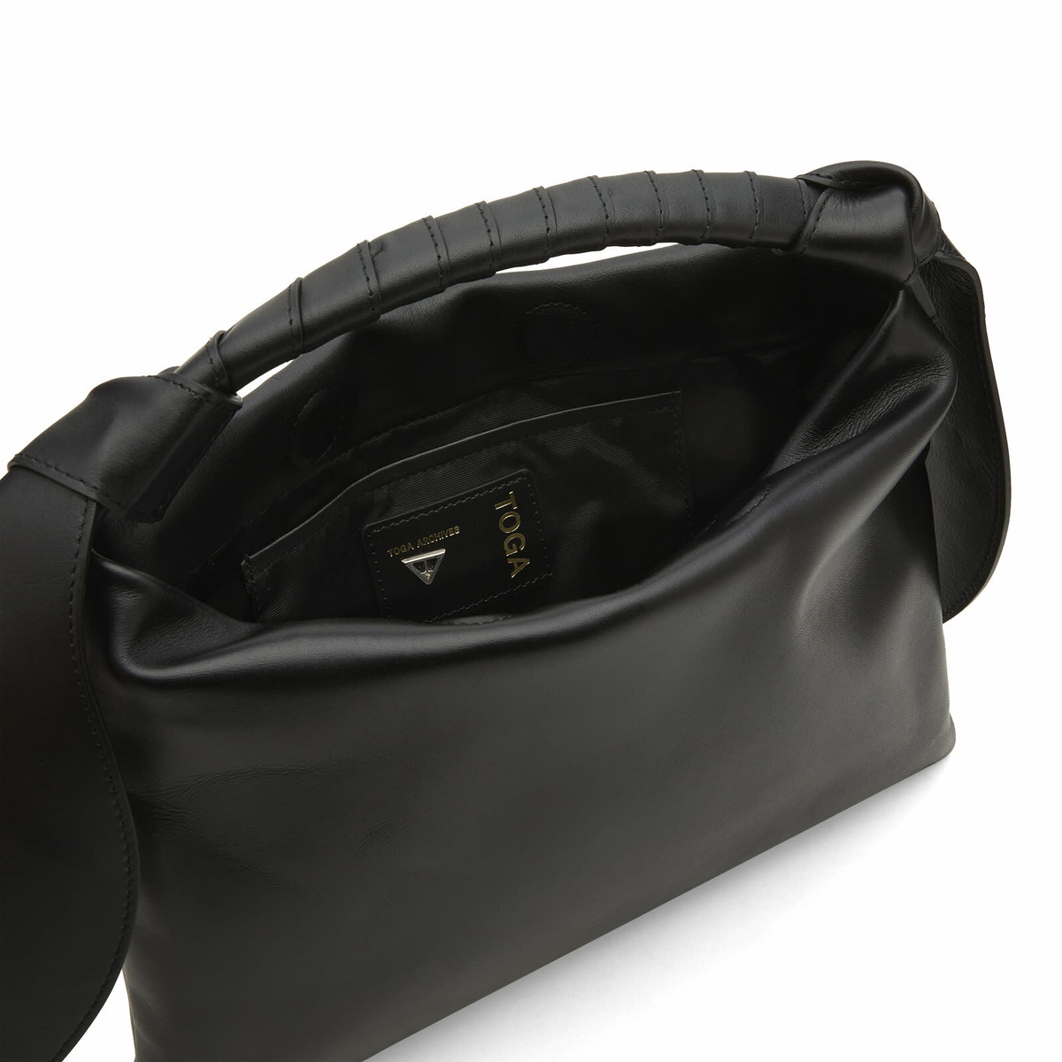 TOGA ARCHIVES Women's TOGA Leather Ribbon Bag in Black 