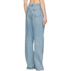 Maison Margiela Blue Wide-Leg Jeans