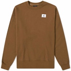 Air Jordan Men's Flight Fleece Crew Neck in Brown