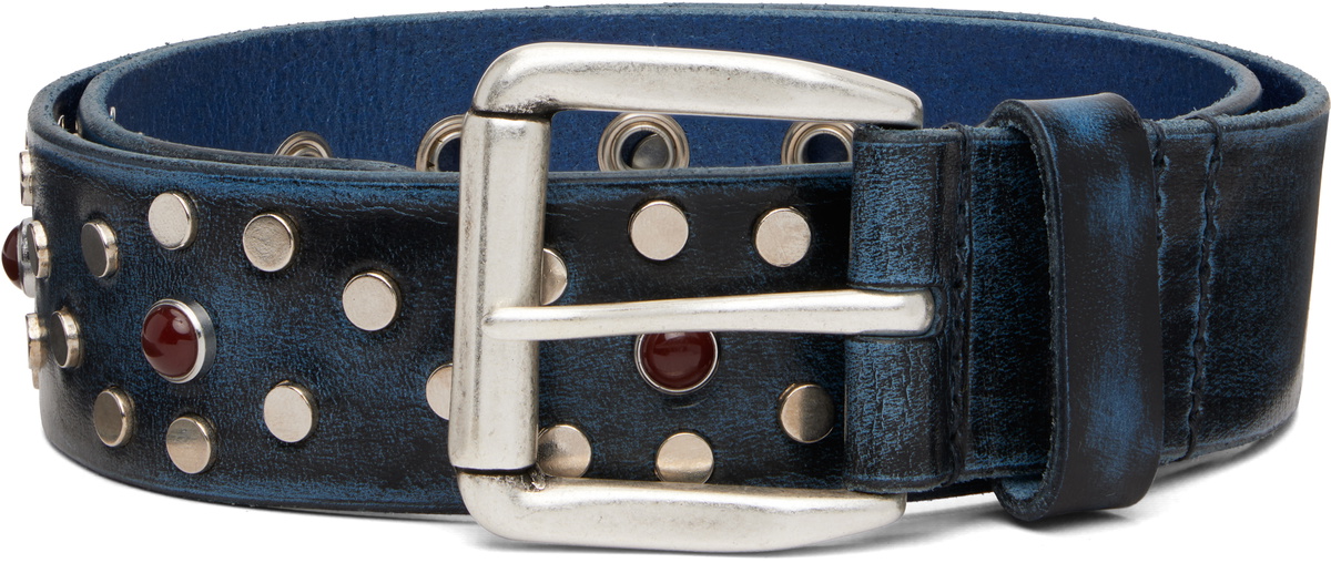 Our Legacy Black 4 cm Broken Stud Belt Our Legacy