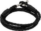 TOM FORD Braided Leather T Bracelet