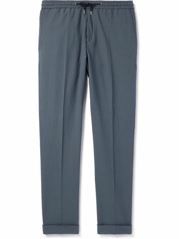 Photo: Paul Smith - A Suit To Travel In Worsted Stretch-Wool Trousers - Blue