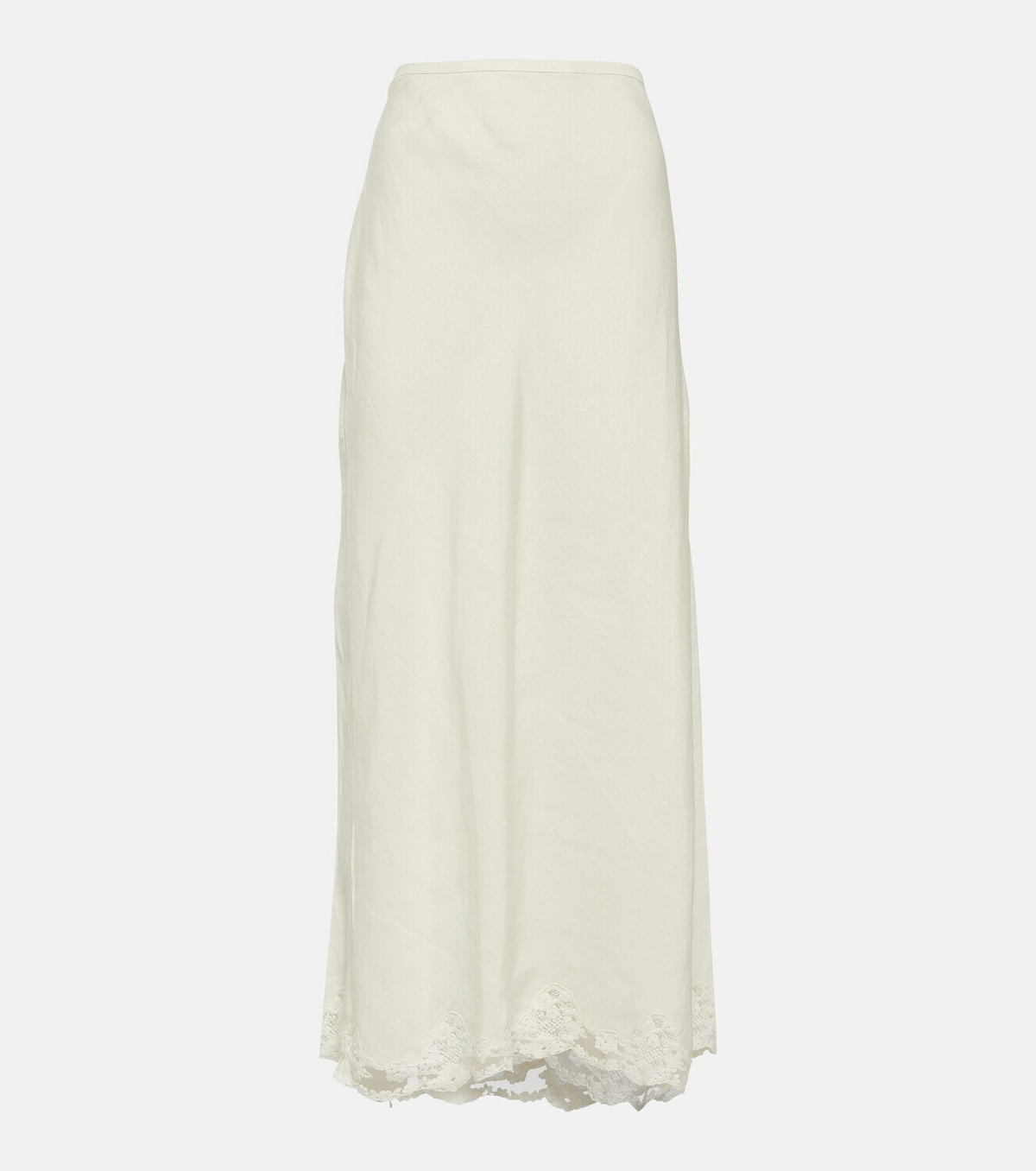 Rixo Crystal lace-trimmed slip skirt Rixo