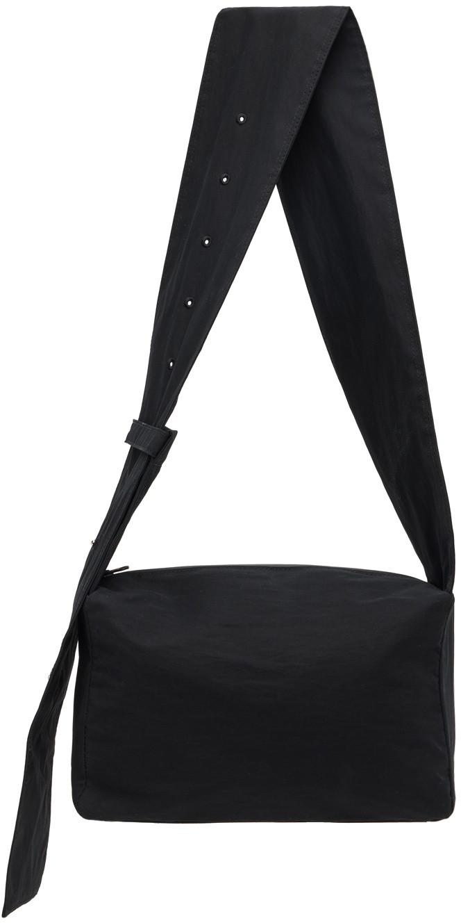 AMOMENTO Gray Denim Messenger Bag AMOMENTO