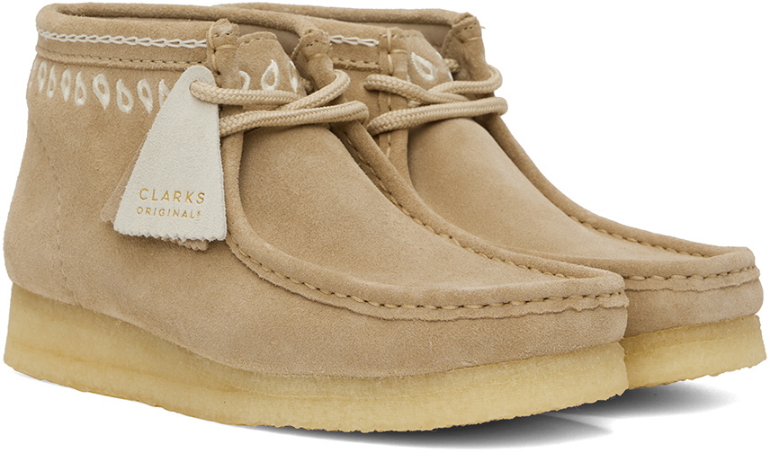 Clarks Originals ベージュ Clarks Originals Beige Wallabee Desert Boots Clarks Originals
