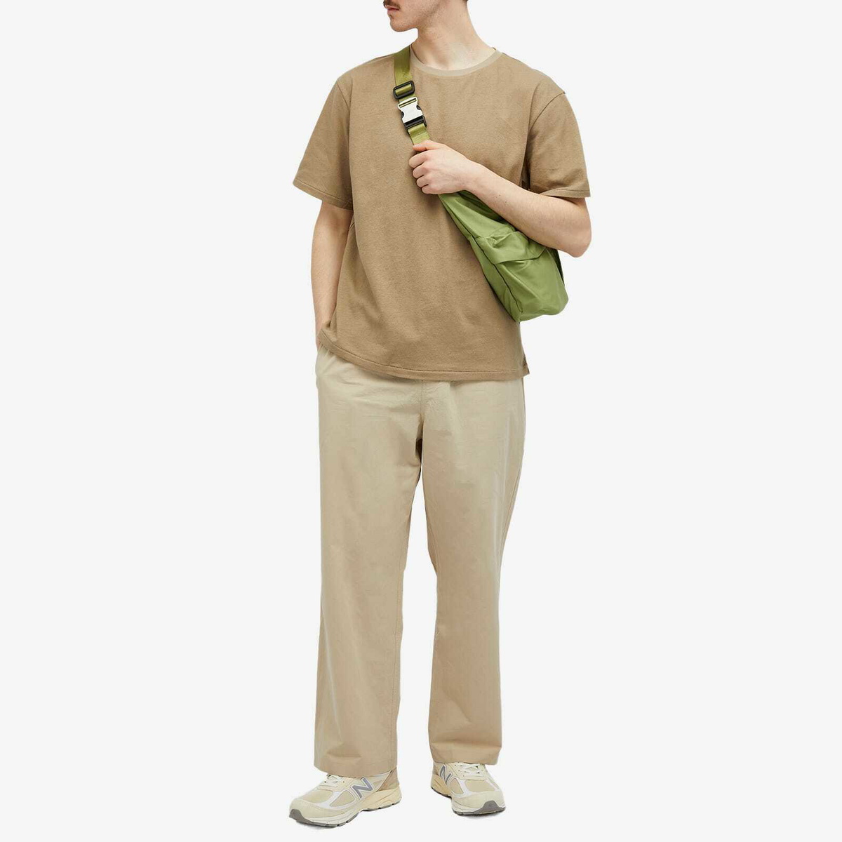 Satta Men's OG Hemp T-Shirt in Elephant Grey/Ecru
