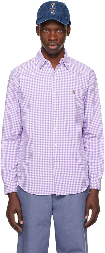 Photo: Polo Ralph Lauren Purple Gingham Shirt