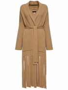 ALANUI - Maxi Fringe Knit Wool Long Coat