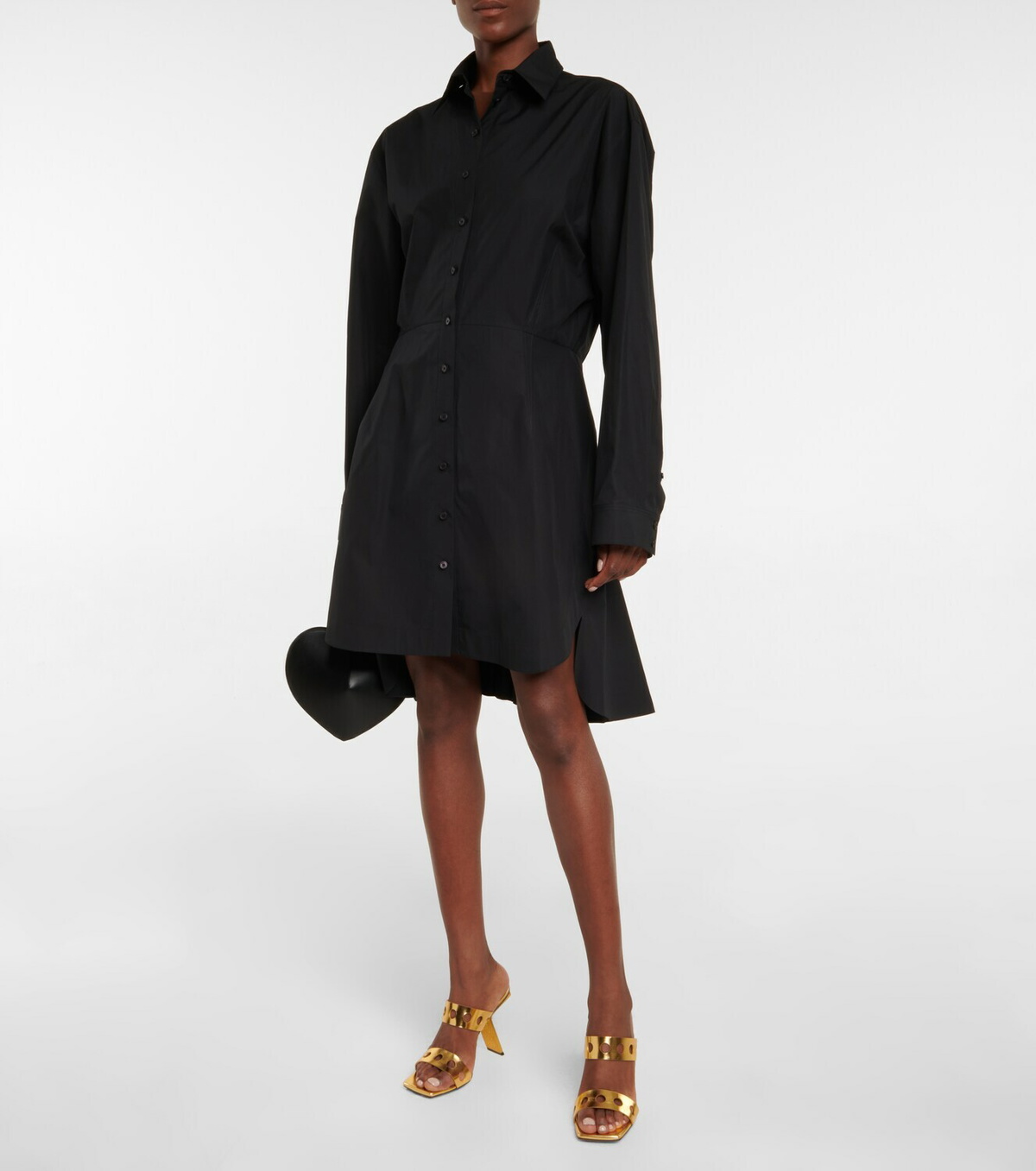 Alaïa Cotton poplin shirt dress ALAÏA