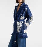Alanui Postcard From Paradise wool cardigan