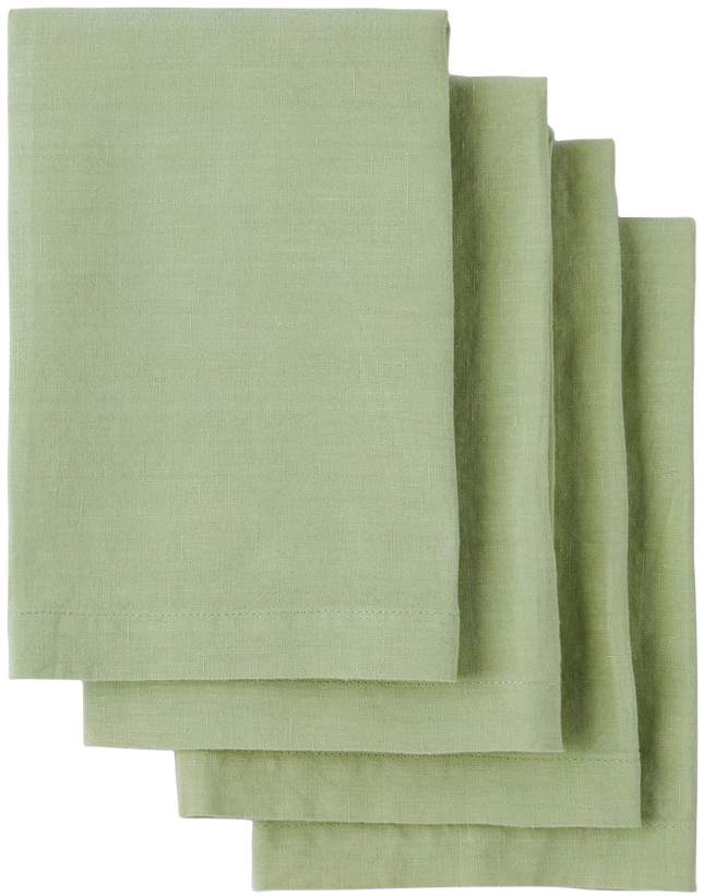 Photo: Tekla Green Linen Napkin Set