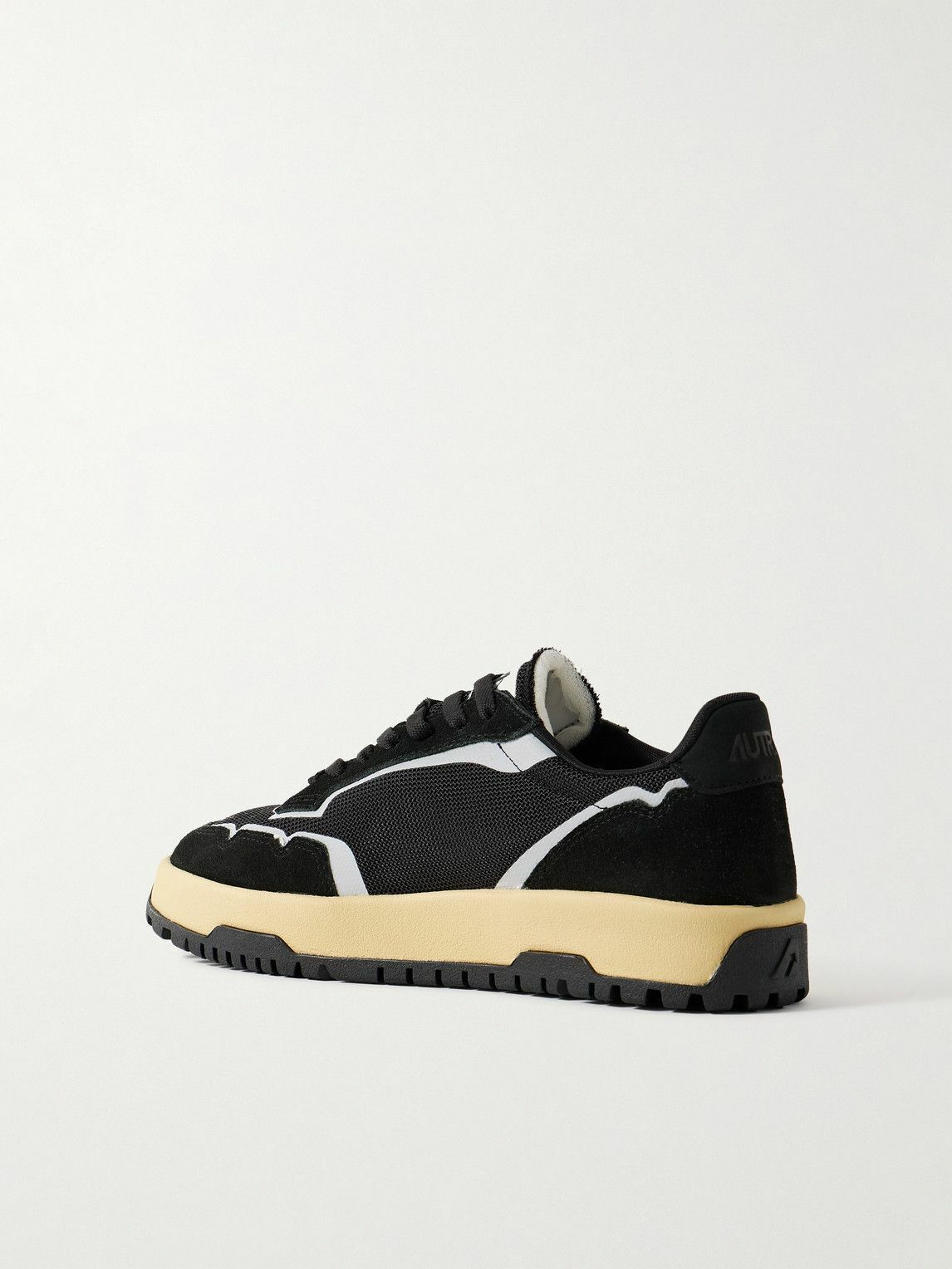 Autry - Wildpace Nubuck and Rubber-Trimmed Suede and Mesh Sneakers - Black