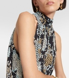 Proenza Schouler Printed high-neck top
