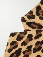 Wacko Maria - Unstructured Leopard-Print Cotton-Corduroy Blazer - Brown