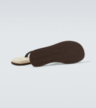 Brunello Cucinelli Suede thong sandals