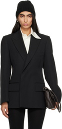 Bottega Veneta Black Floating Wool Jacket