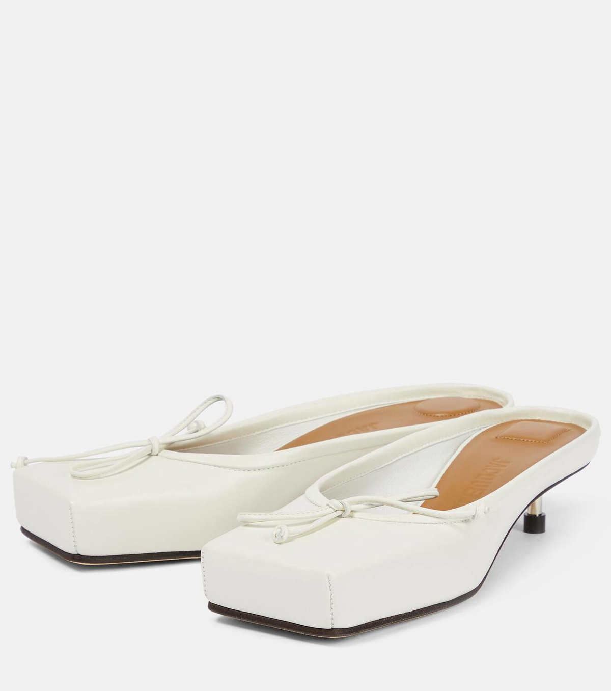 Jacquemus Les Mules Basses Ballet leather mules