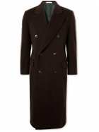 UMIT BENAN B - Posillipo Double-Breasted Cashmere Overcoat - Brown