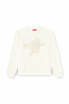 Diesel Sweatshirt with embroidery and print - Sweaters Mens in White