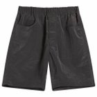 Ranra Men's Stroller Shiny Nylon Shorts in Peat