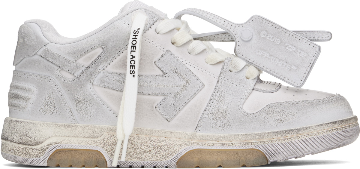 Off-White White Out Of Office Vintage Leather Sneakers Off-White