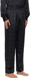 Casablanca Black 'Le Monogramme' Pyjama Pants