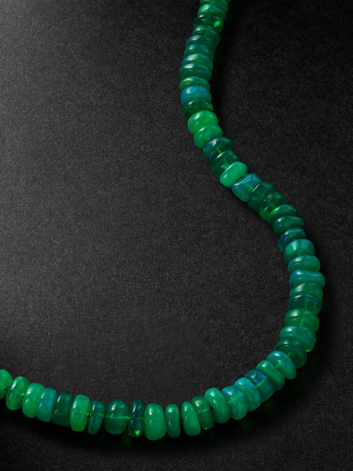JIA JIA - Jumbo Gold Opal Beaded Necklace