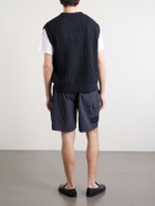 A Kind Of Guise - Tembe Cable-Knit Cotton Vest - Black