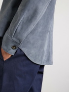 Lardini - Suede Overshirt - Gray