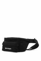 PALM ANGELS embroidered logo fanny Black