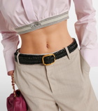 Loewe Woven leather belt