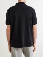 A.P.C. - Joe Cotton-Piqué Polo Shirt - Black