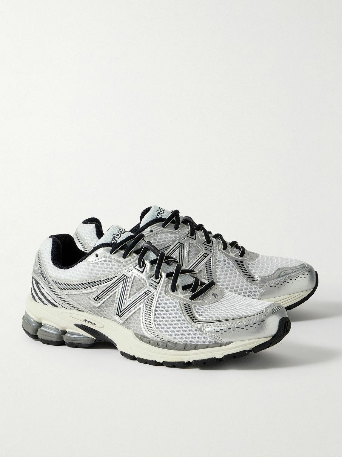 New Balance - 860v2 Rubber and Mesh Sneakers - White New Balance