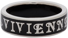 Vivienne Westwood Silver & Black Conduit Street Ring