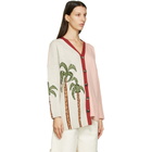Loewe Pink and Grey Ken Price Edition La Palme Cardigan