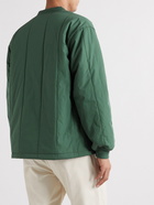 GENERAL ADMISSION - Quilted Cotton-Blend Shell Bomber Jacket - Green