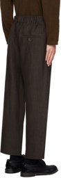 UMA WANG Brown Paxton Trousers