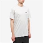 Tobias Birk Nielsen Men's Keel Base Logo Cold Dye T-Shirt in Foggy Dew Off White