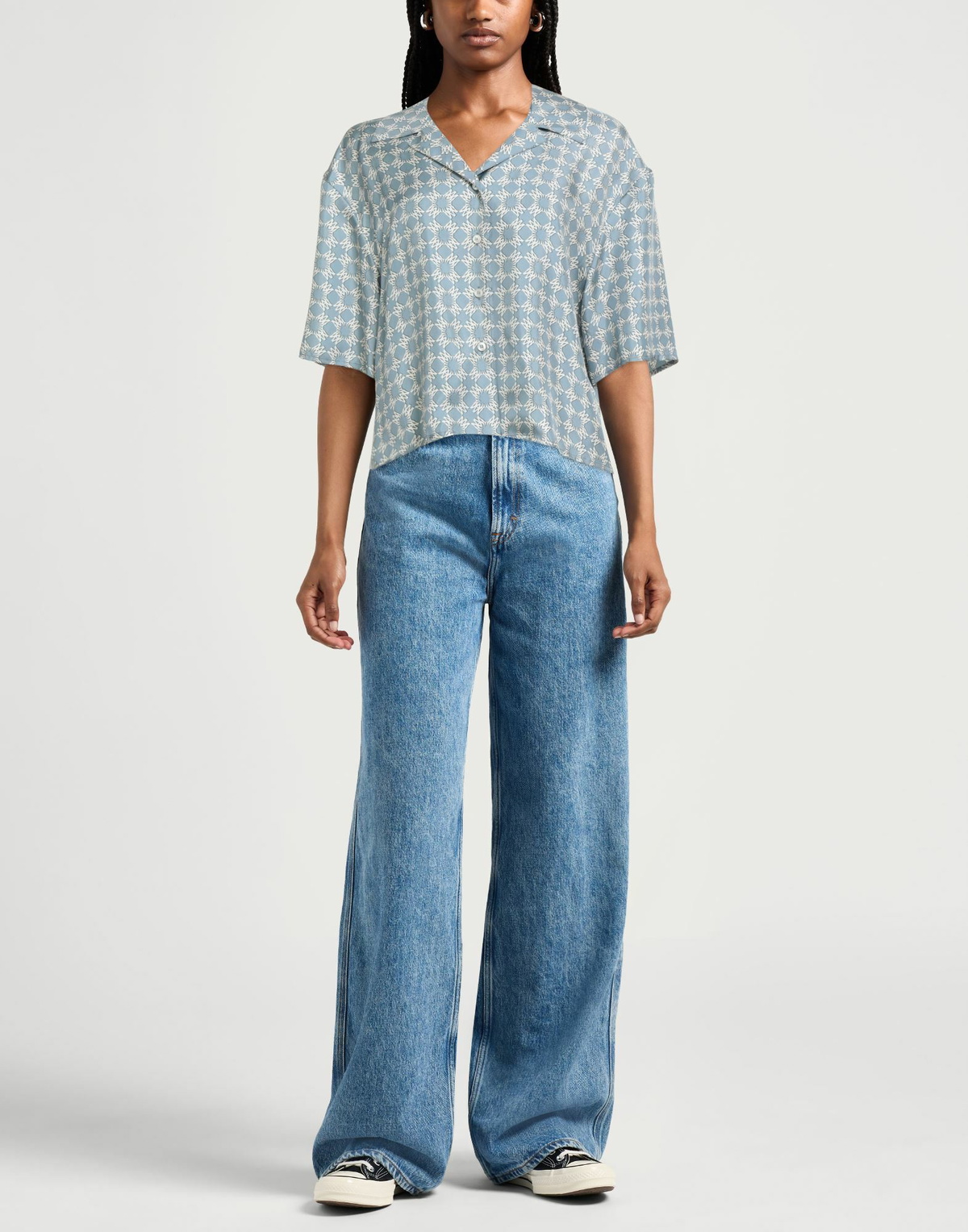 Amiri Womens Shirt Light in Blue
