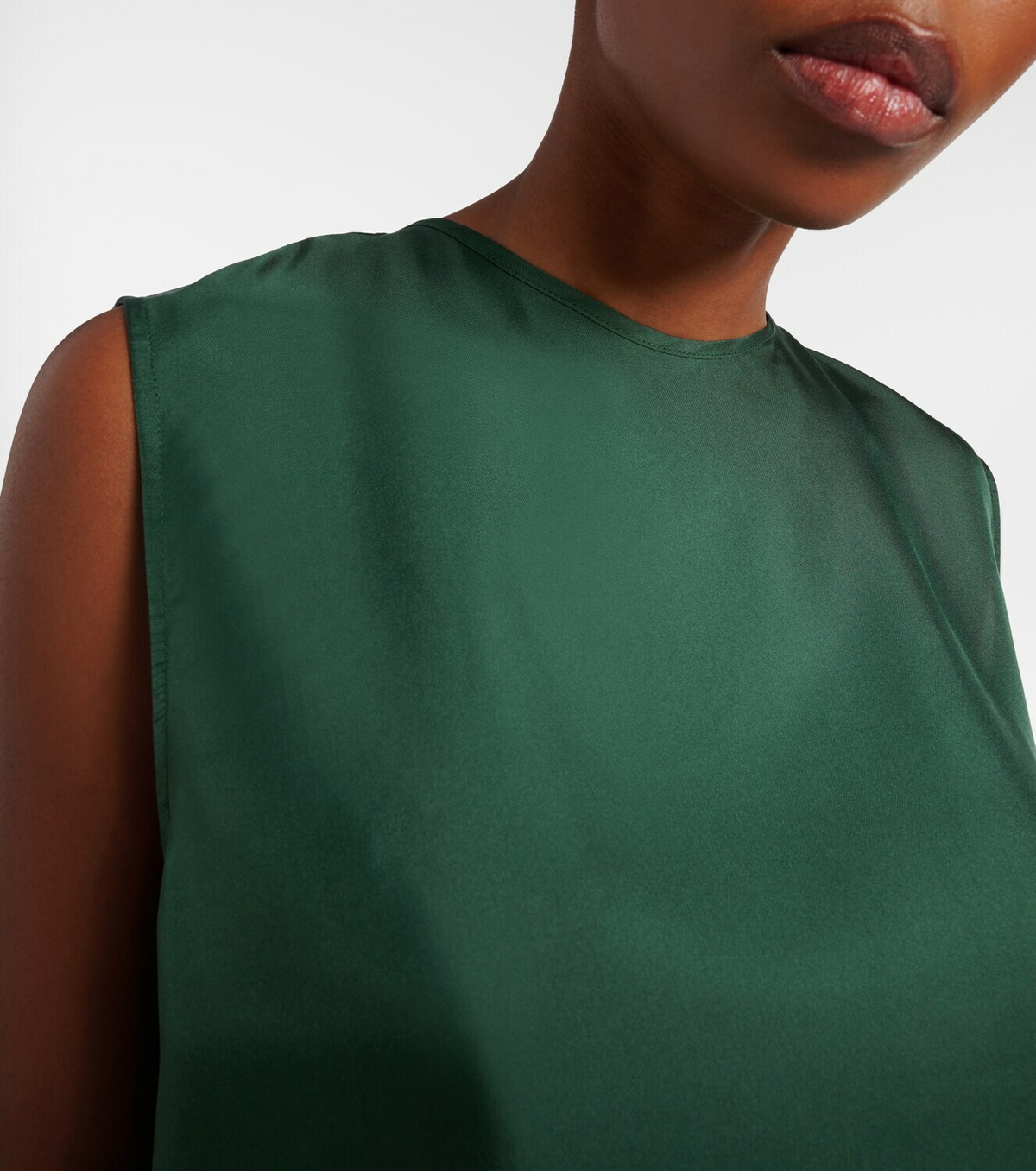 Asceno Trento silk twill tank top
