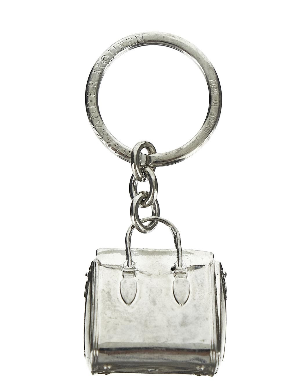 Alexander Mcqueen Silver Key Chain