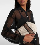 Jade Swim Mika mesh shirt dress