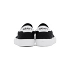 adidas Originals Black Court Rallye Slip-On Sneakers